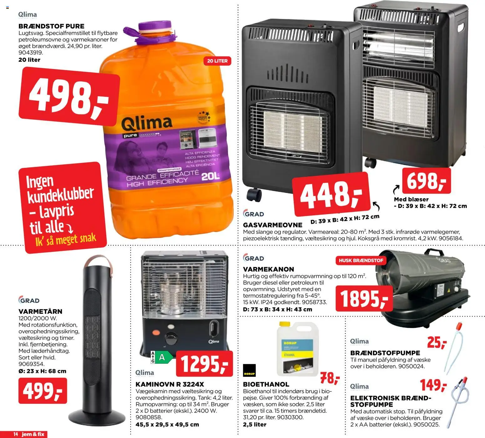 Jem & fix tilbudsavis – gyldig fra 14.12.2025 | Side: 14 | Produkter: Batterier, Søm