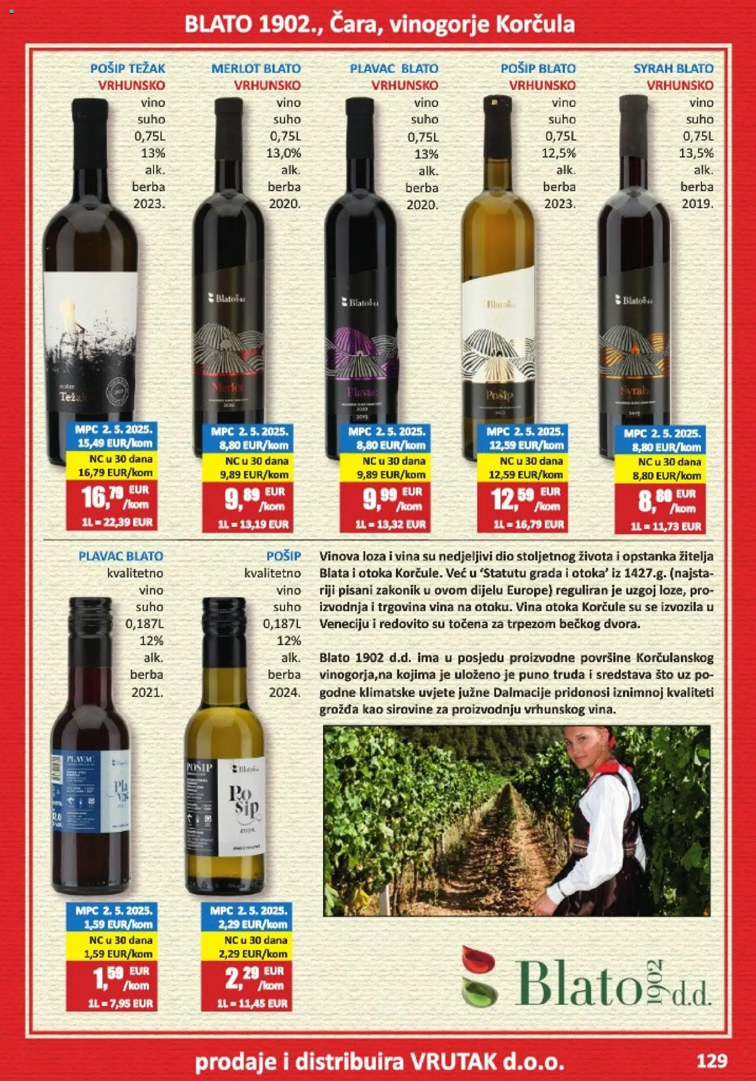 Vrutak katalog | vrijedi od 01.11.2025 | Stranica: 129 | Proizvodi: Vino