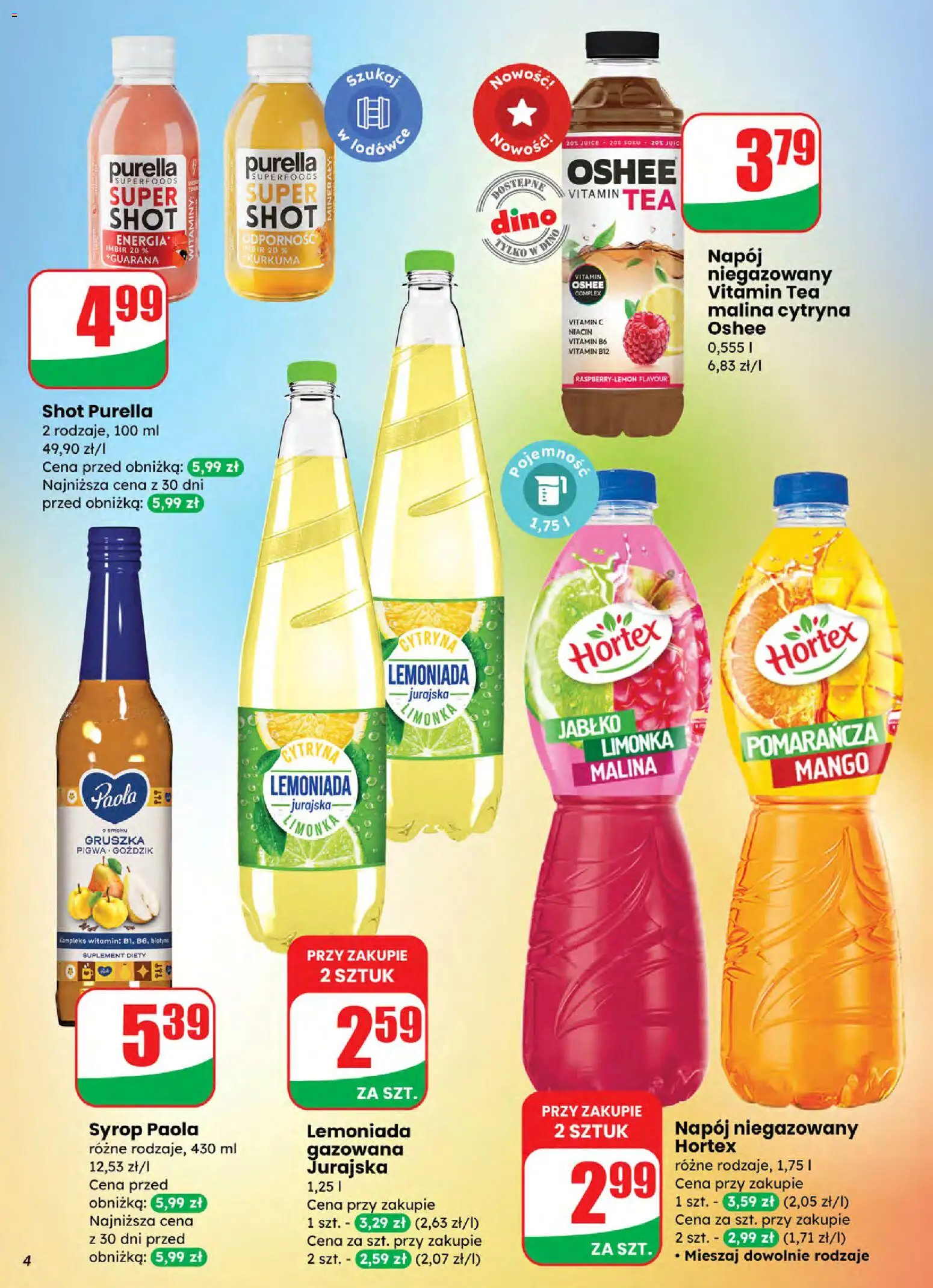 Dino Gazetka od 05.11.2025 | Strona: 4 | Produkty: Cytryna, Mango, Pigwa, Kurkuma