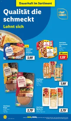 Lidl Prospekt 	 - gültig ab dem 18.08.2025 | Seite: 16 | Produkte: Bockwurst, Pute, Käse, Burger