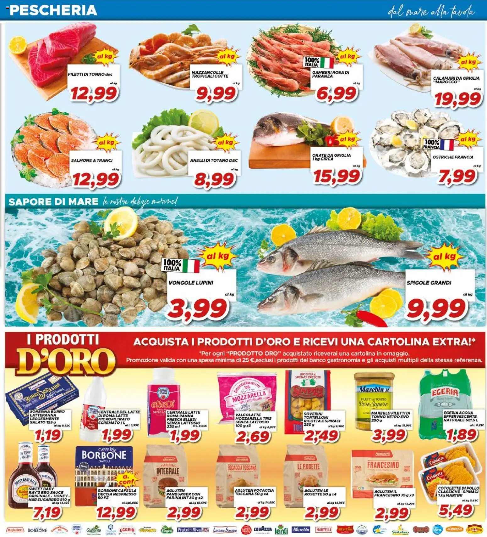 Volantino Ma Supermercati del 29.04.2026 | Pagina: 5 | Prodotti: Salmone, Acqua, Mozzarella, Ricotta