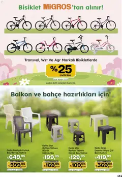 16.04.2026 tarihinden itibaren geçerli olan Migros kataloğu önizlemesi | Sayfa: 141 | Ürünler: Koltuk