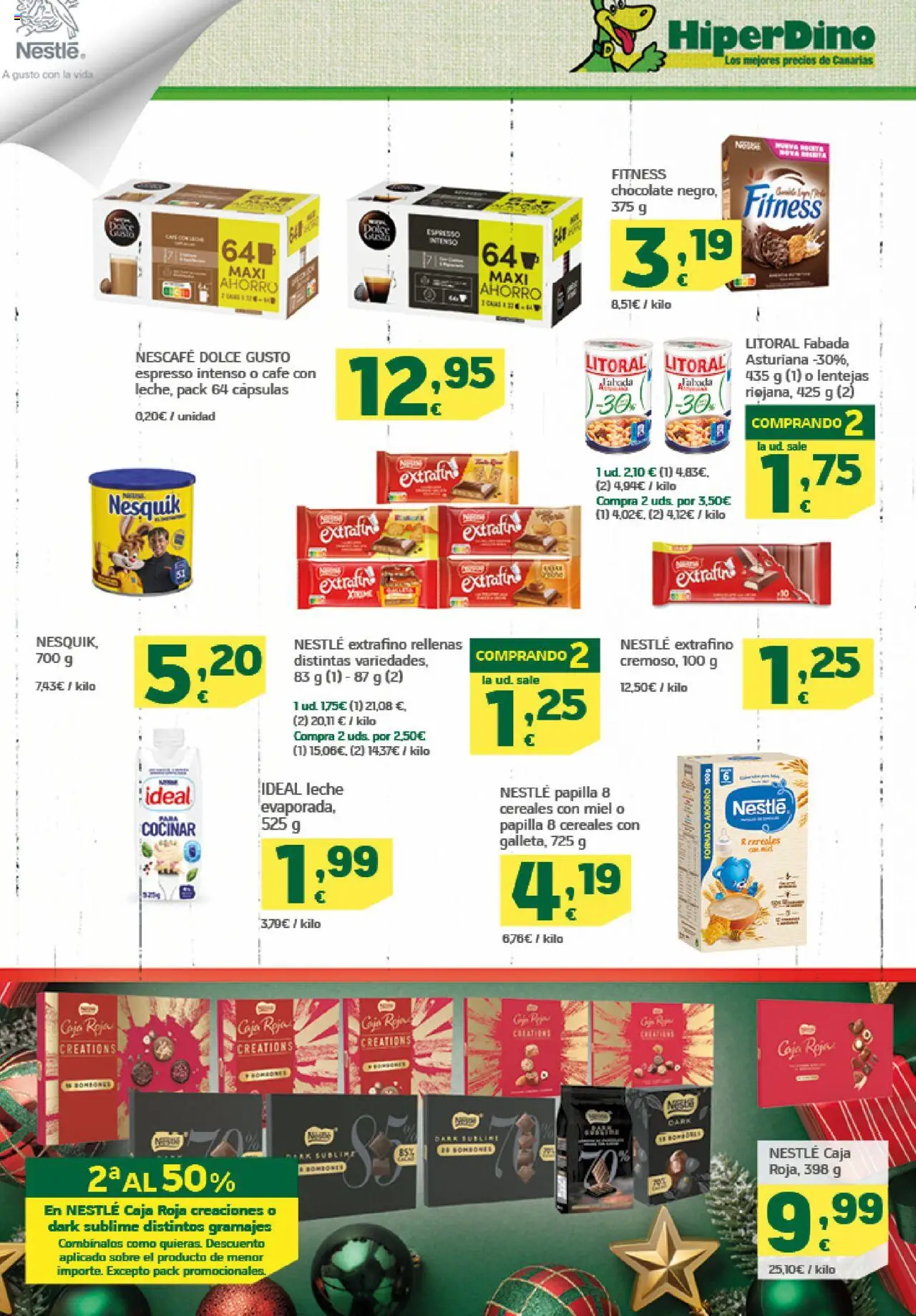 HiperDino folleto │ válido desde el 09.10.2025 | Página: 20 | Productos: Leche, Café, Chocolate, Caja