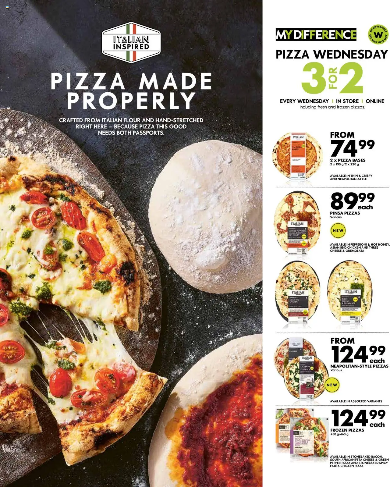 Woolworths Daily Difference - Gauteng │ valid from 04.08.2025 | Page: 5 | Products: Flour, Cheese, Pizza, Pepper