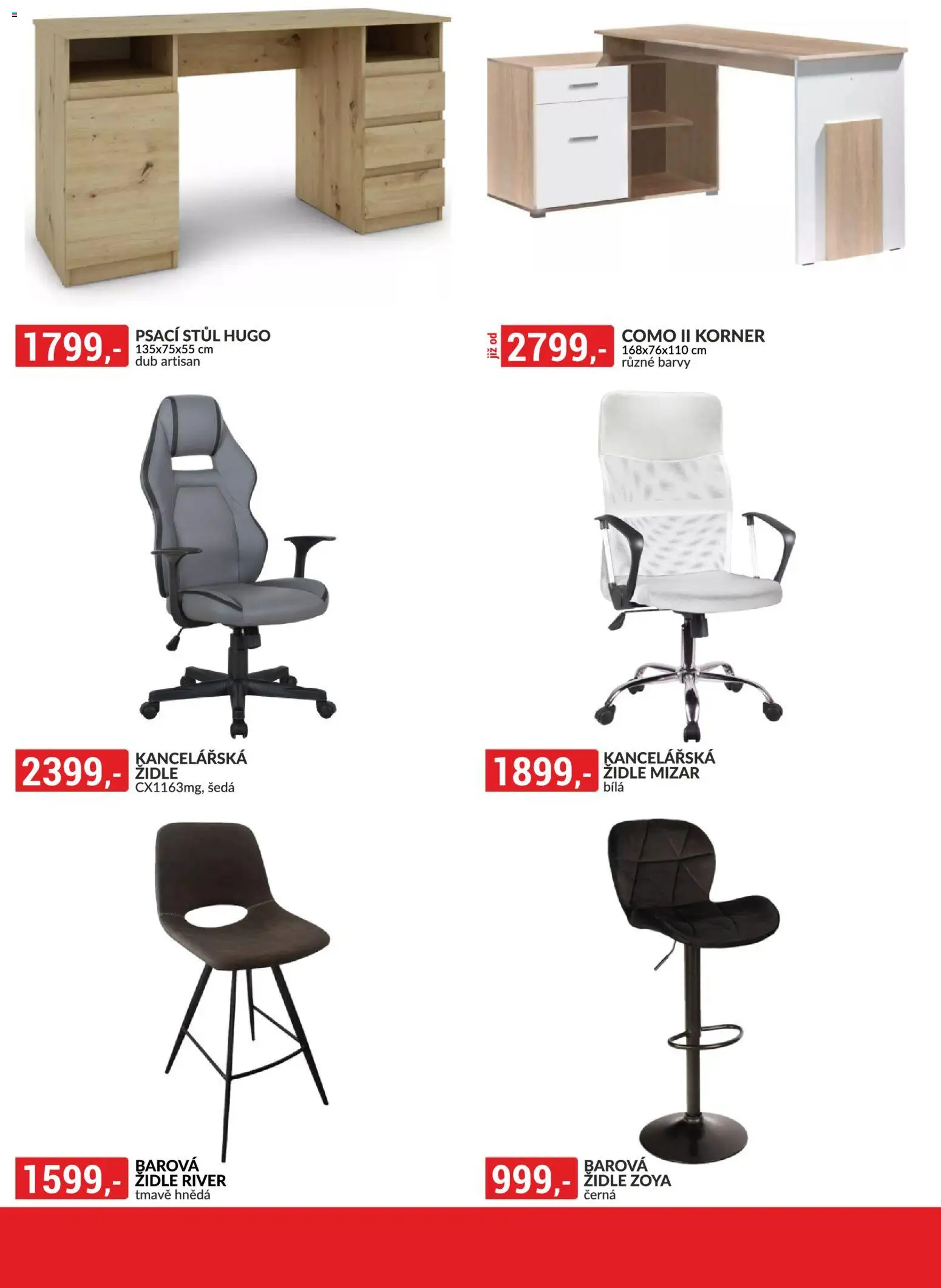 BAUMAX leták - Objevte svět nábytku od 01.04.2026 | Strana: 50 | Produkty: Stůl, Židle, Barvy, Psací stůl