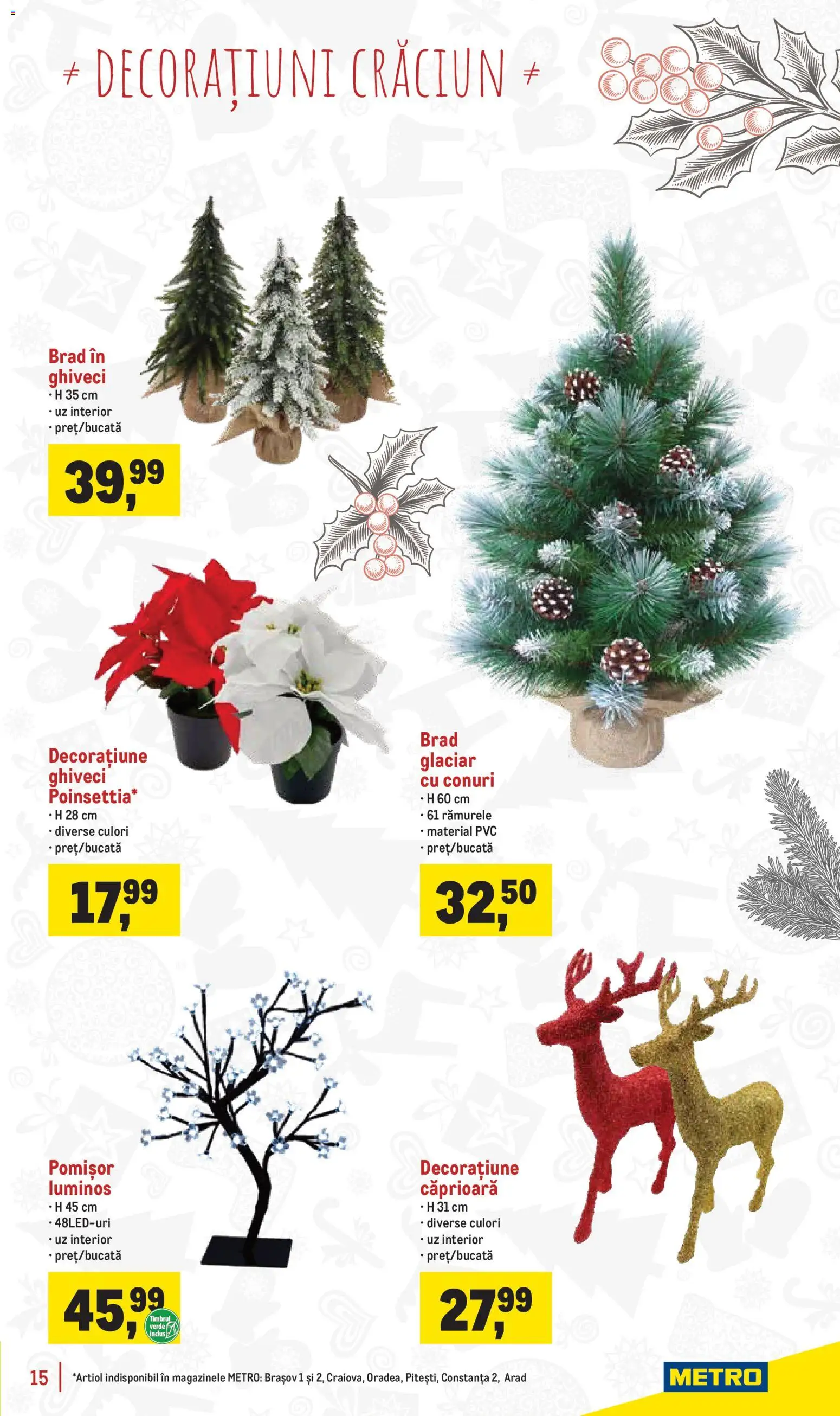 Noul catalog Metro – valabil de la 18.11.2025 | Pagină: 15 | Produse: Ghiveci