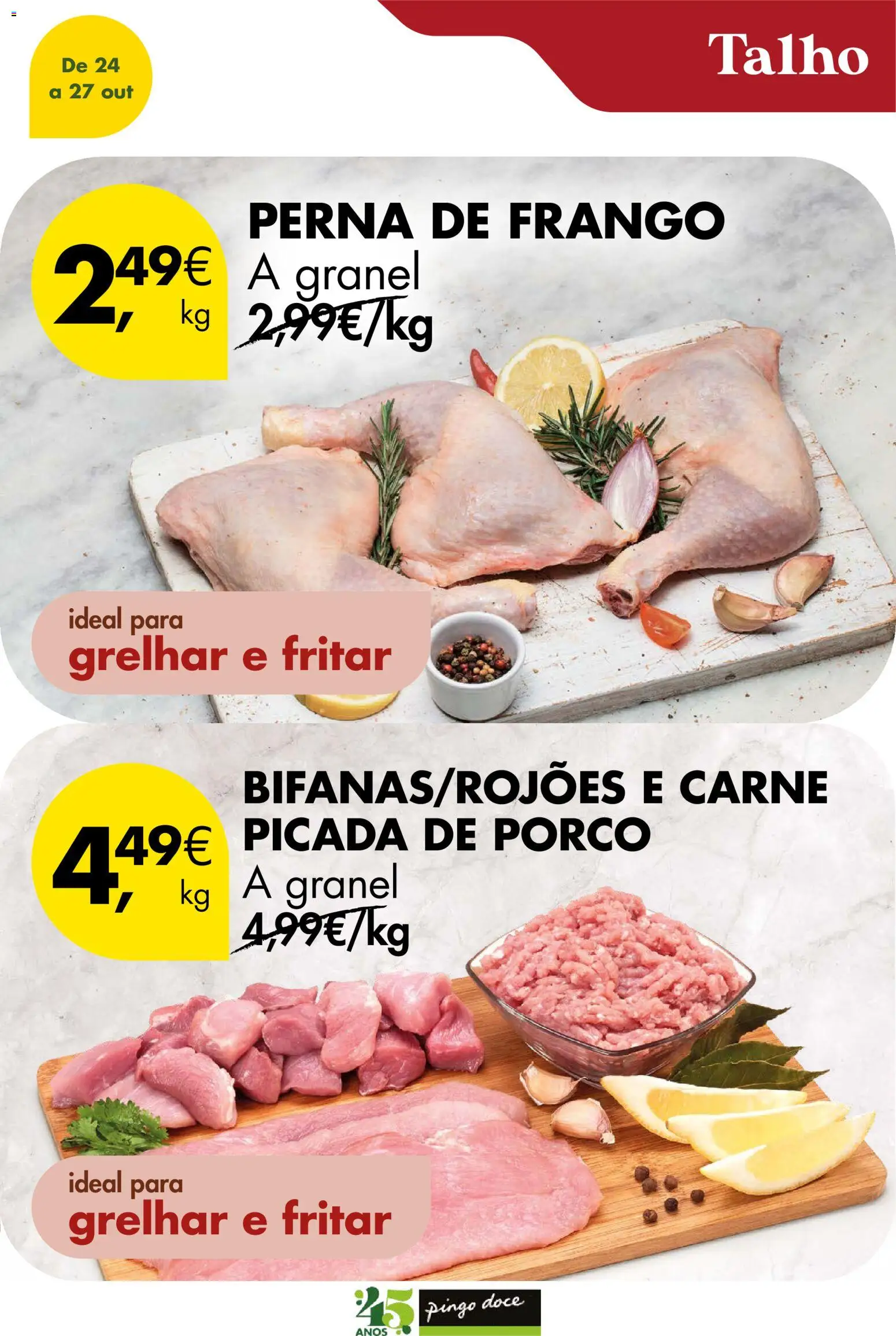 Pingo Doce Poupe este Fim de Semana │ válido de 24.10.2025 | Página: 5 | Produtos: Frango, Carne picada, Carne