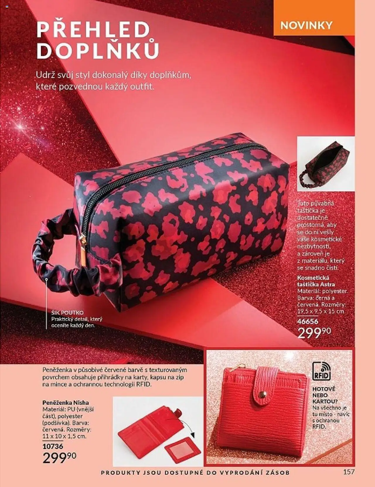 Avon katalog 10/2025 od 01.10.2025 | Strana: 157 | Produkty: Peněženka, Kosmetická taštička