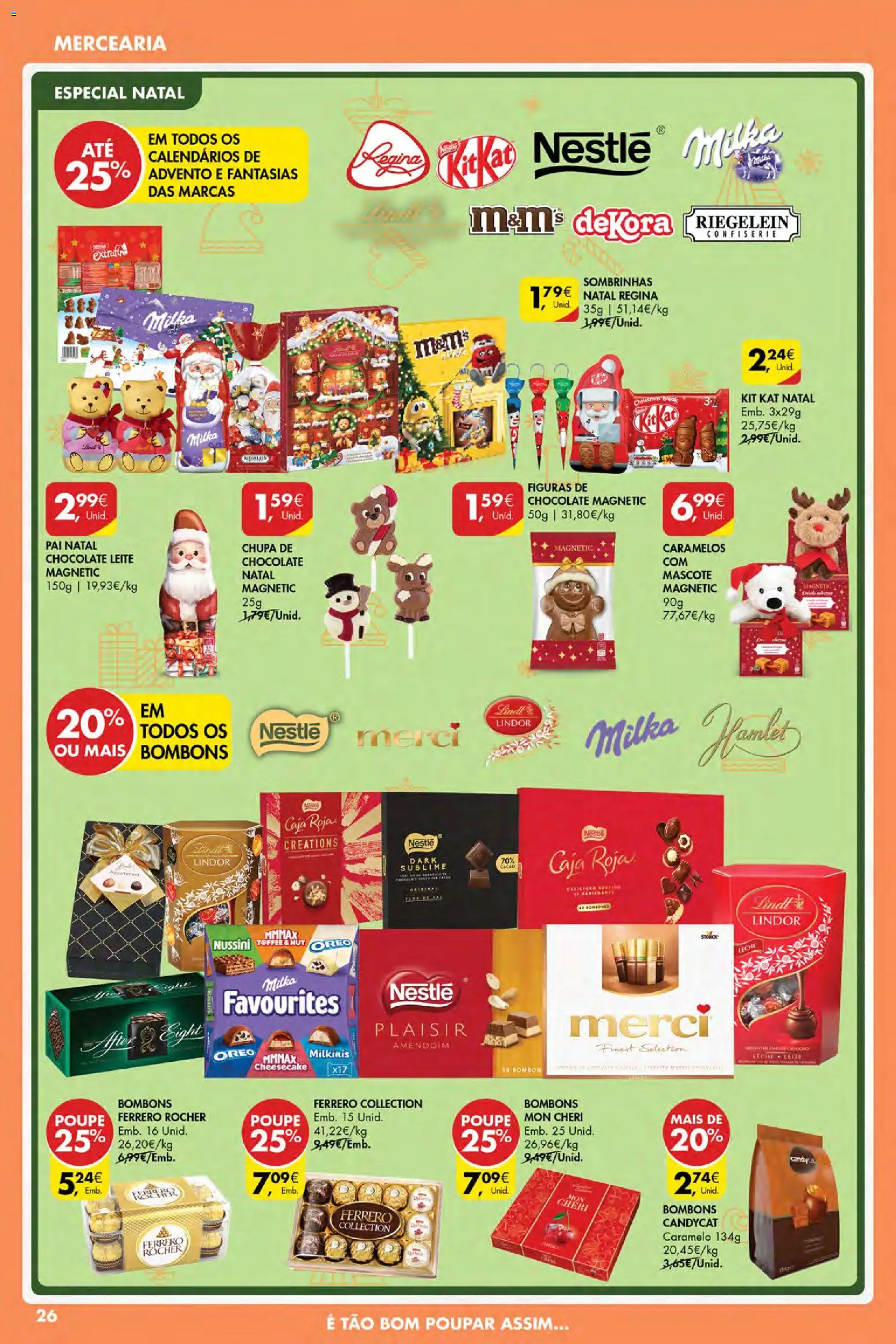 Pingo Doce Poupe Esta Semana Açores │ válido de 30.10.2025 | Página: 26 | Produtos: Chocolates, Leite, Nestlé, Chocolate