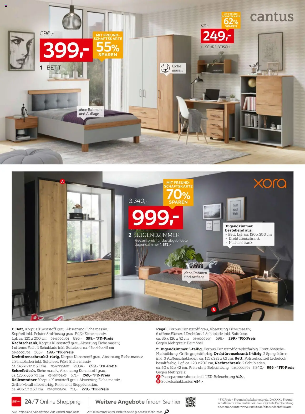 XXXL Lutz Jugendzimmer Spezial - gültig ab dem 21.07.2025 | Seite: 6 | Produkte: Bett, Drehtürenschrank