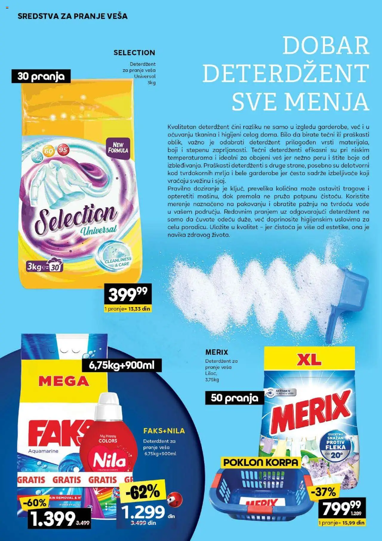 Idea katalog - važi od 07.08.2025 | Strana: 20 | Proizvode: Deterdžent, Korpa