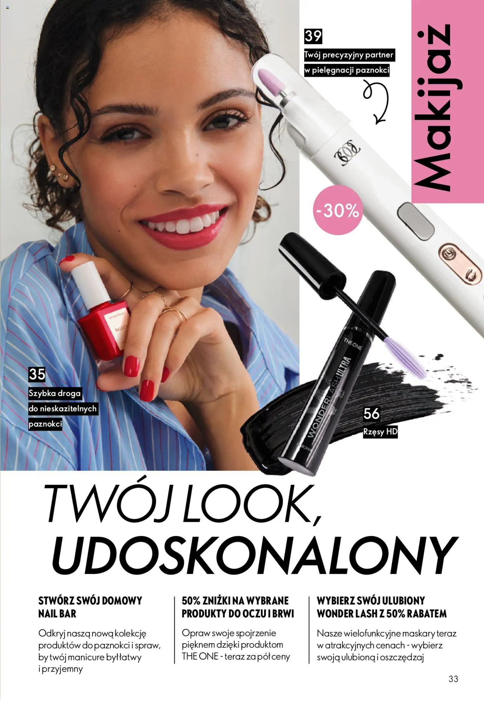 Oriflame Katalog 6 2026 od 15.04.2026 | Strona: 33 | Produkty: Makijaż