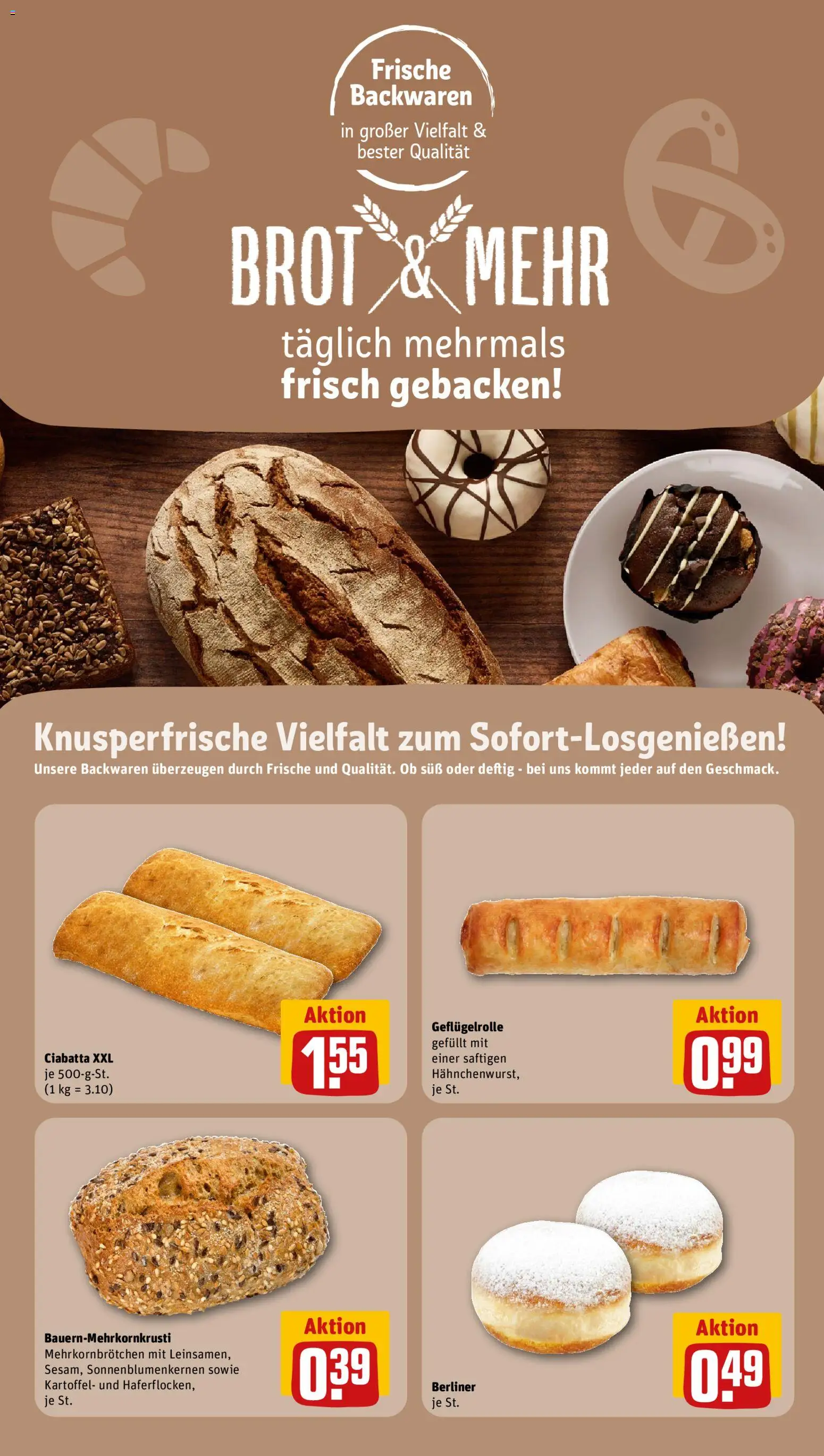 Rewe ihr Kaufpark Prospekt 	 – gültig ab 29.12.2025 | Seite: 28 | Produkte: Berliner, Brot