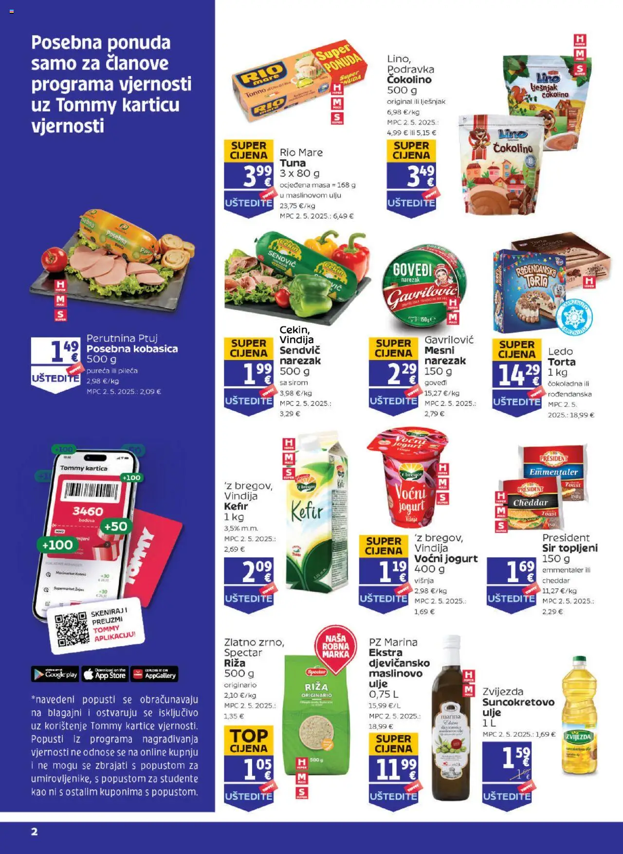 Tommy katalog | vrijedi od 28.08.2025 | Stranica: 1 | Proizvodi: Rio Mare, Ulje, Lješnjak, Tuna