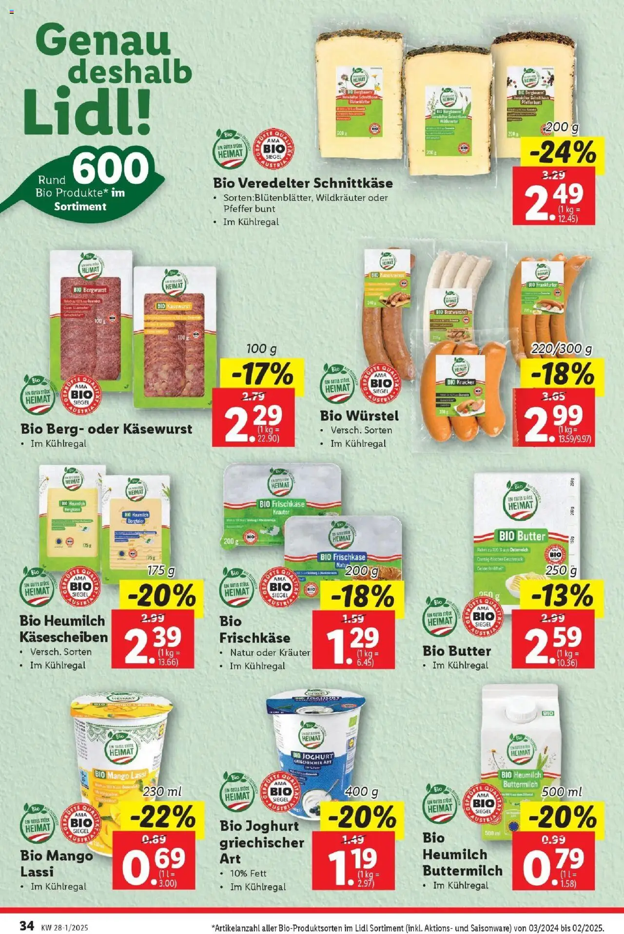 Lidl Flugblatt - Salzburg, Dornbirn, Jenbach gültig ab 02.07.2025 | Seite: 40 | Produkte: Pfeffer, Mango, Butter, Joghurt