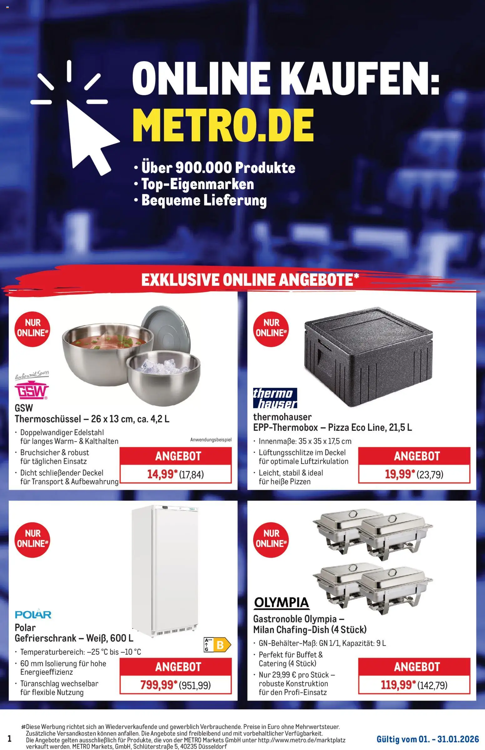 Metro  Monats-Menü – gültig ab 01.01.2026 | Seite: 20