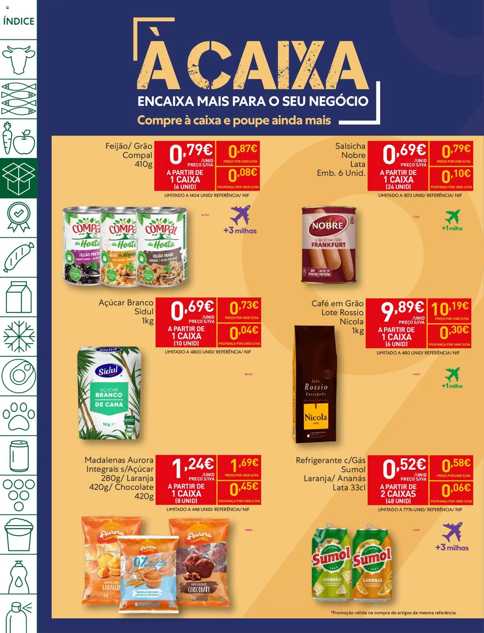 Recheio folheto │ válido de 11.11.2025 | Página: 6 | Produtos: Salsicha, Sumo, Açúcar, Proteina