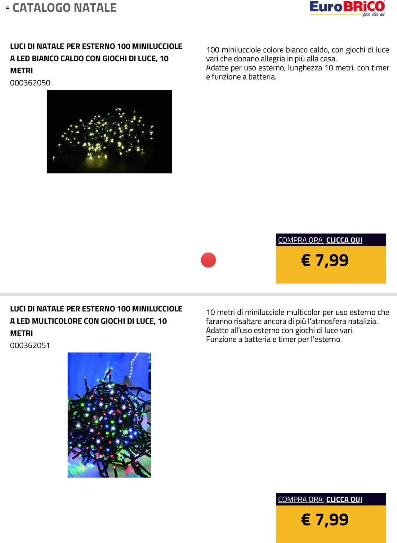 Volantino Eurobrico del 23.07.2025 | Pagina: 14 | Prodotti: Batteria