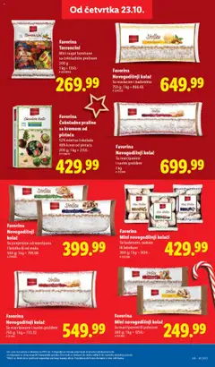 Novogodišnji kolač, Sa maslacem i bademima 750 g - pregled Lidl kataloga - važi od 23.10.2025 | Strana: 41