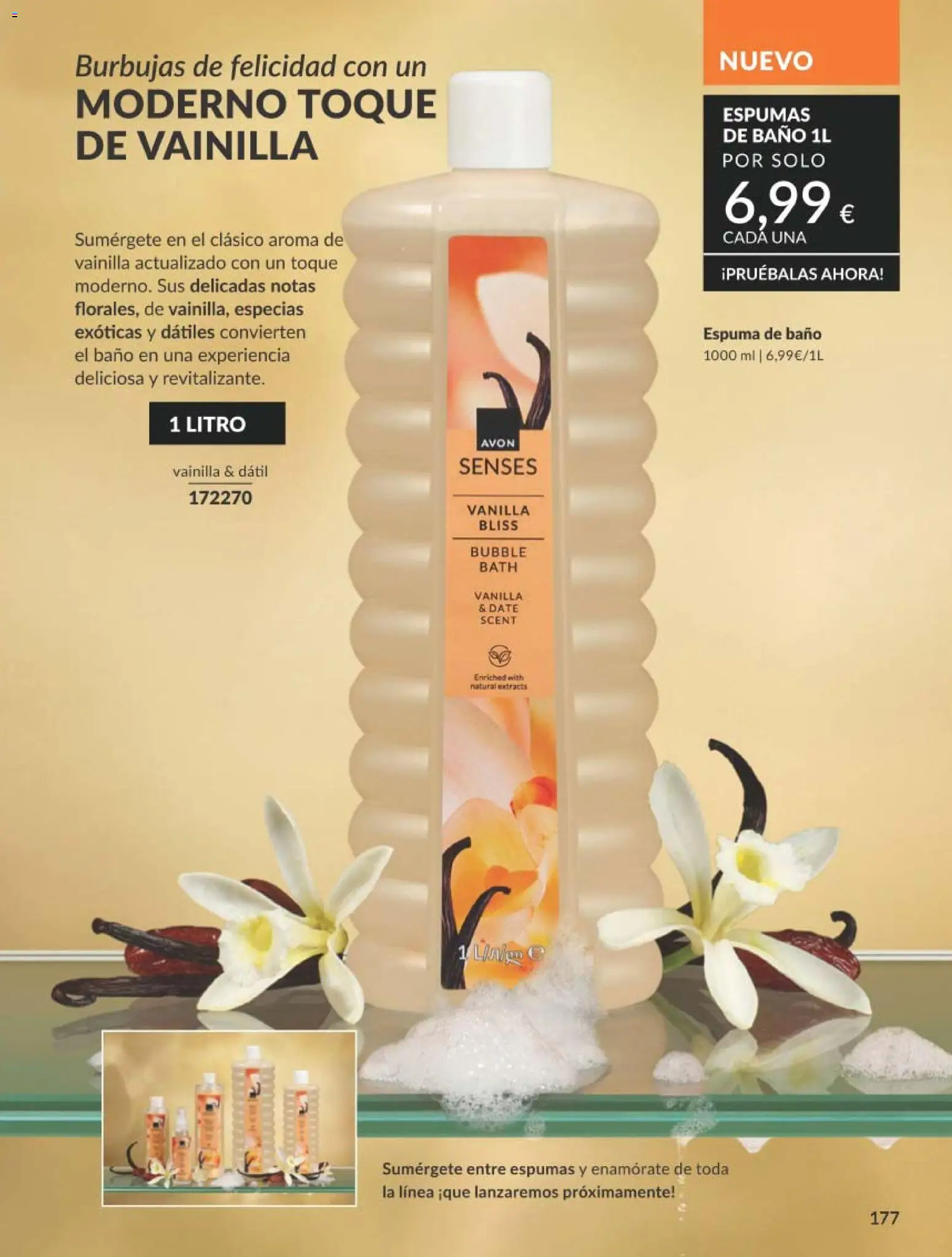 Catálogo AVON campaña 1 │ válido desde el 01.01.2026 | Página: 177 | Productos: Espuma de baño, Baño