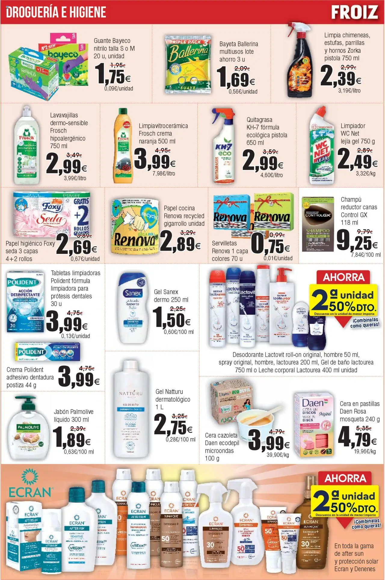 Froiz - Folleto Hiper │ válido desde el 27.05.2025 | Página: 15 | Productos: Champú, Crema, Lavavajillas, Baño