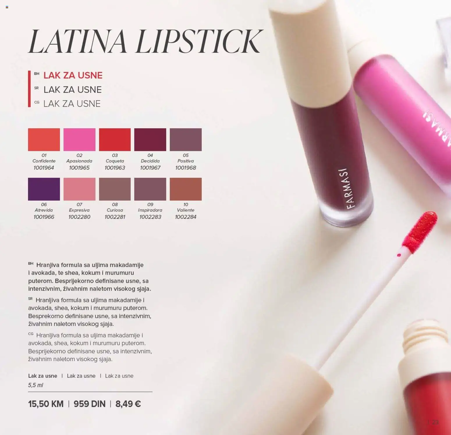 Farmasi katalog - važi od 01.01.2026 | Strana: 23