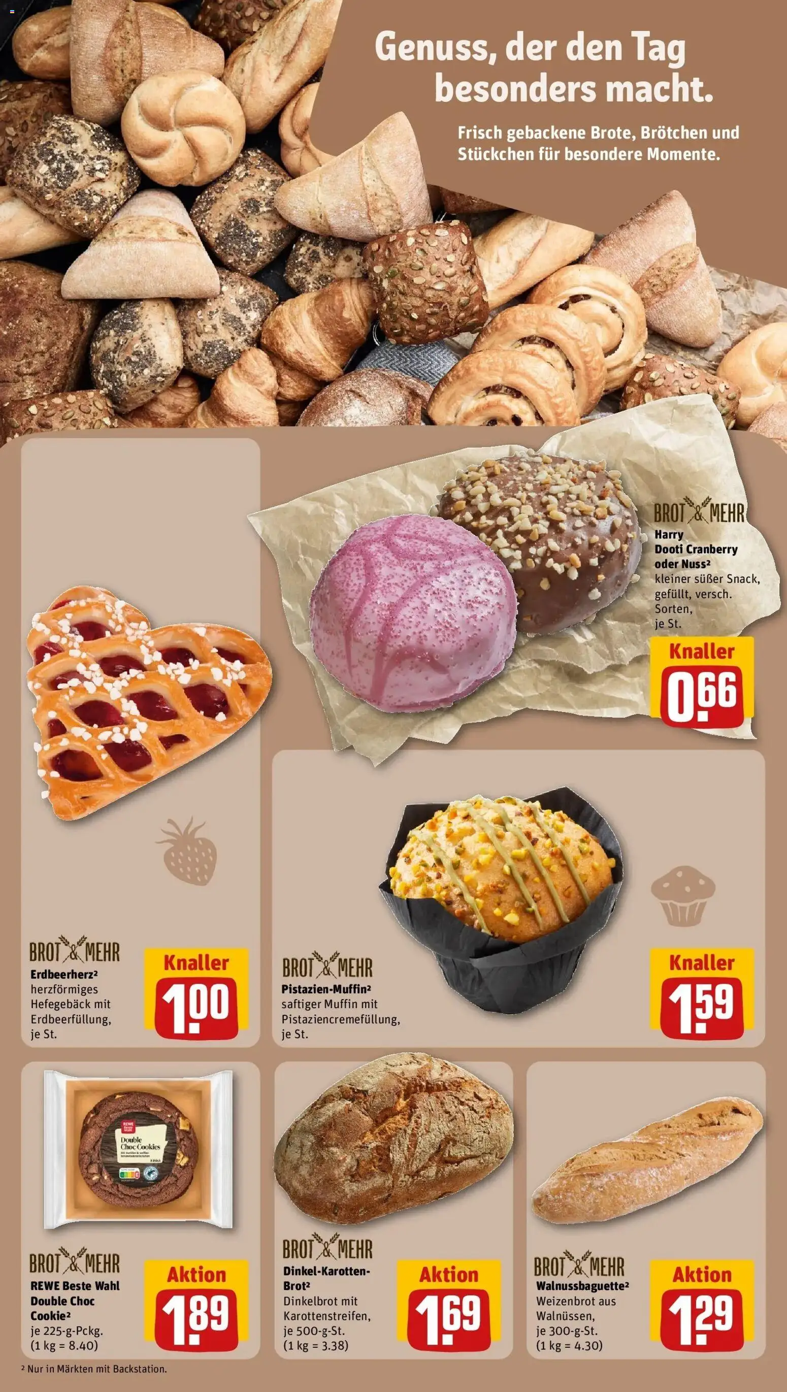 Rewe Prospekt Berlin / Prenzlauer Berg	 – gültig ab 01.03.2026 | Seite: 23 | Produkte: Baguette, Brot