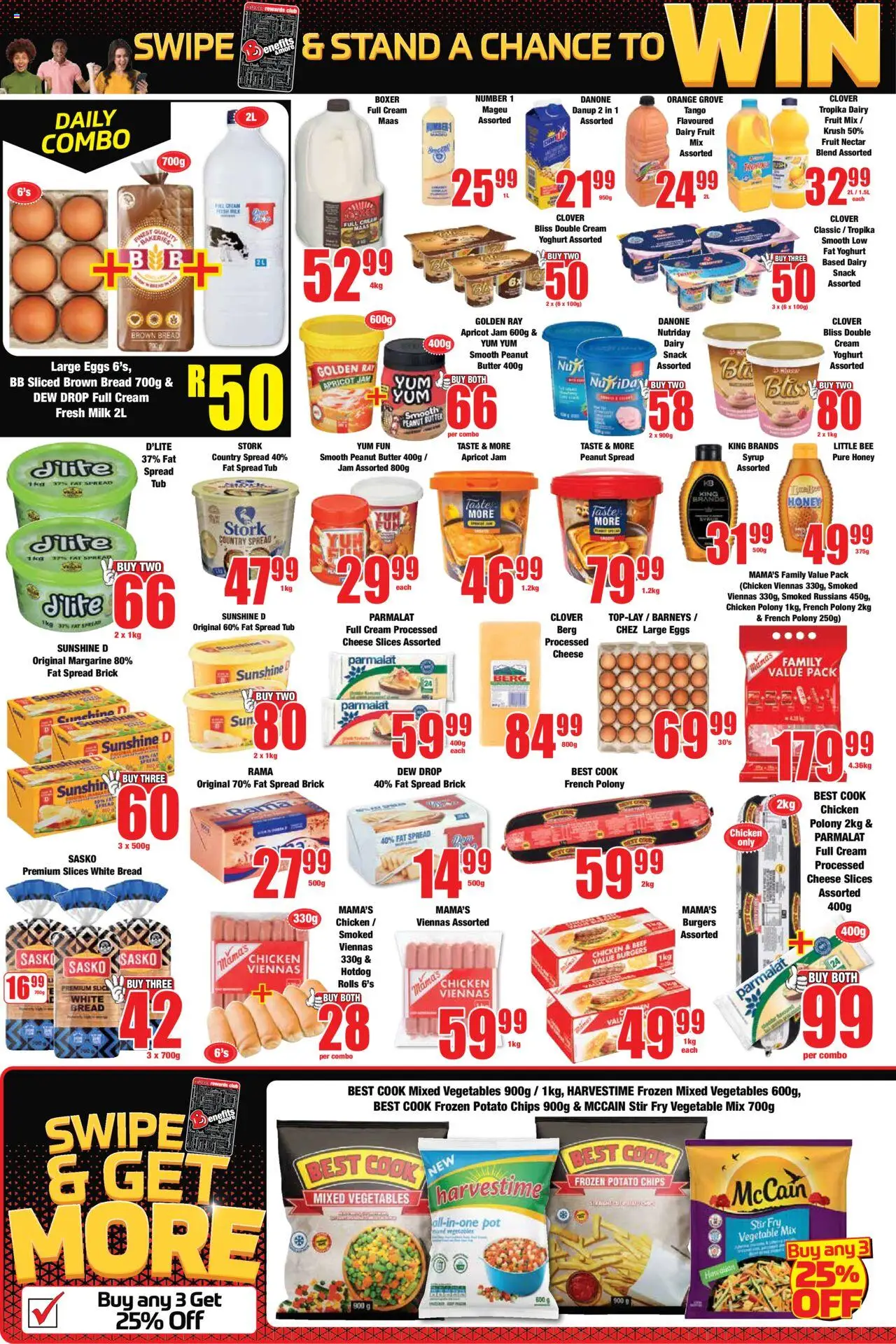 New Boxer catalogue – valid from 22.09.2025 | Page: 4 | Products: Butter, Chips, Syrup, Fruit