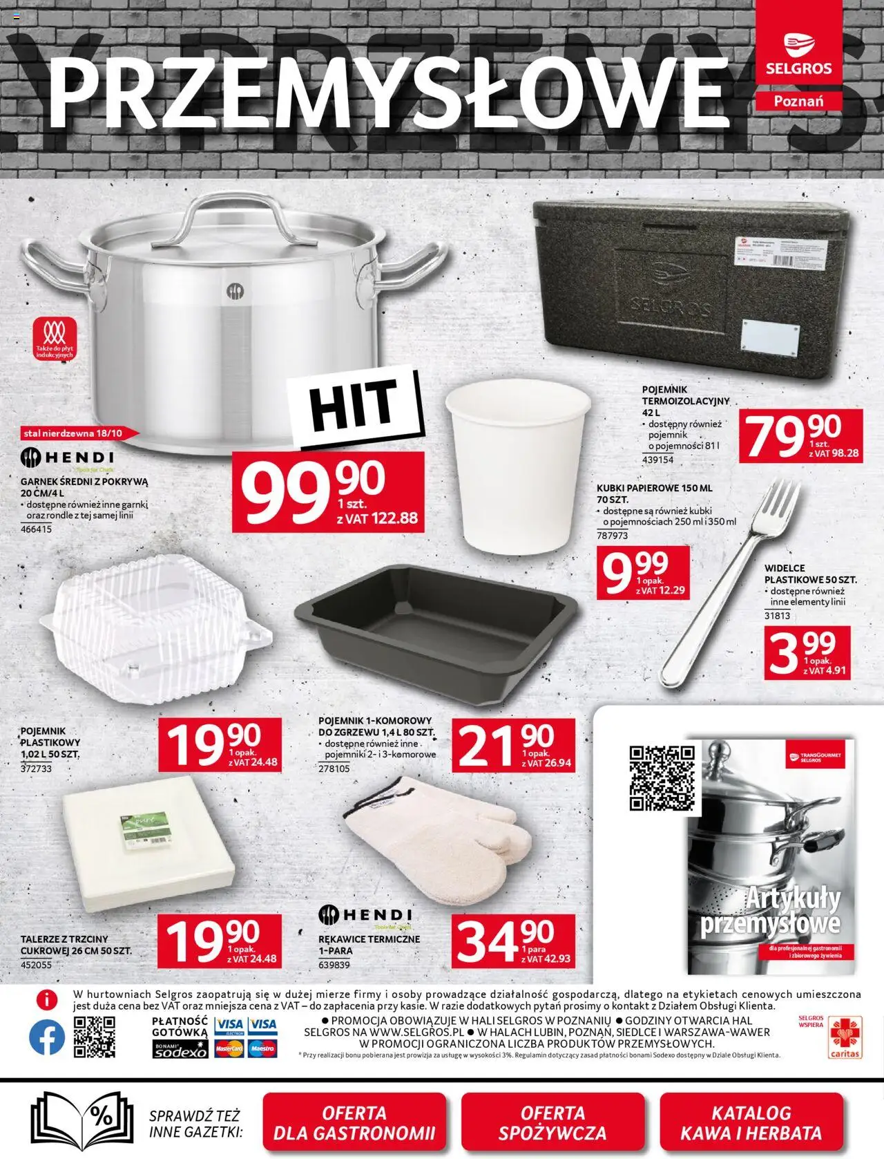 Selgros cash&carry Gazetka - Poznań oferta dla gastronomii od 09.10.2025 | Strona: 29 | Produkty: Garnek, Talerze, Kawa, Garnki