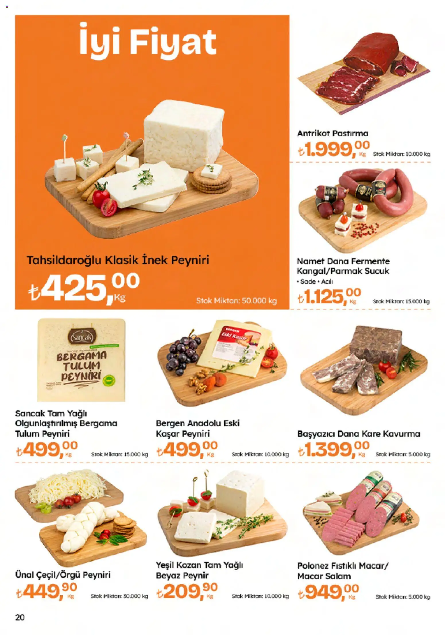 Migros Black Friday - 20.11.2025 tarihinden itibaren geçerlidir | Sayfa: 20 | Ürünler: Peynir, Salam, Tulum, Sucuk