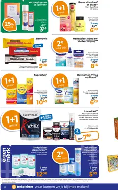 Trekpleister folder - Voorbeeld van een folder van Trekpleister, geldig van 23.03.2026 | Pagina: 10 | Producten: Kan, Whey, Gel, Vitamine C