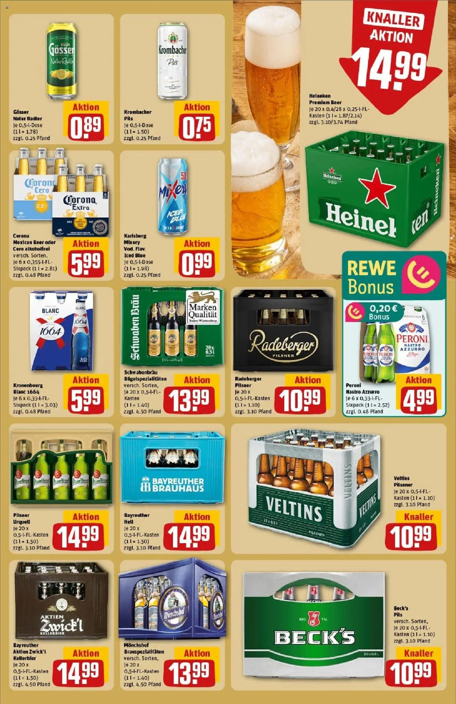 Rewe prospekt Heidenheim	 – gültig ab 26.10.2025 | Seite: 19 | Produkte: Pils, Pilsner urquell, Mixery, Veltins