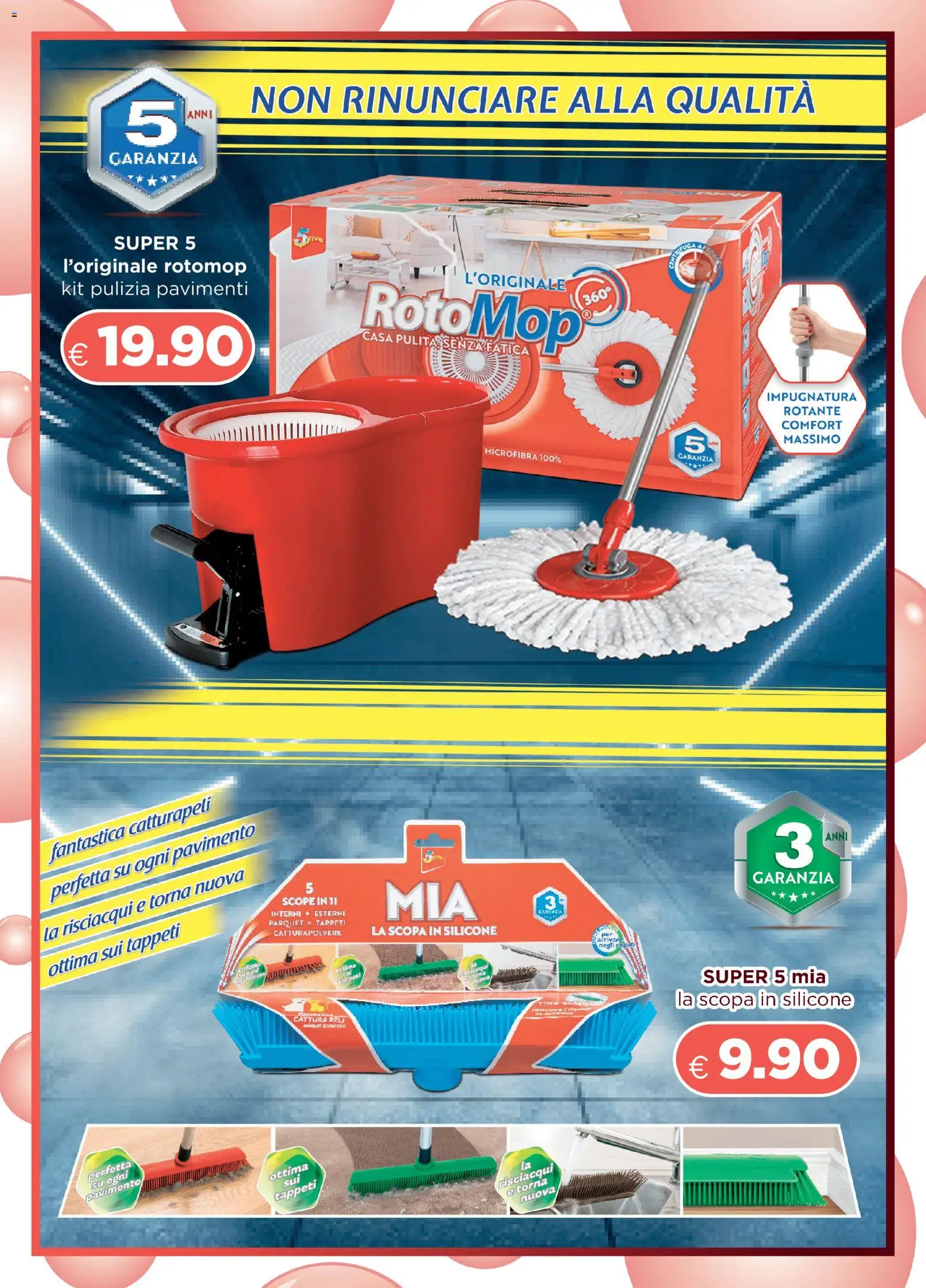 Volantino Acqua e Sapone del 23.11.2025 | Pagina: 7 | Prodotti: Pavimento, Scopa, Silicone