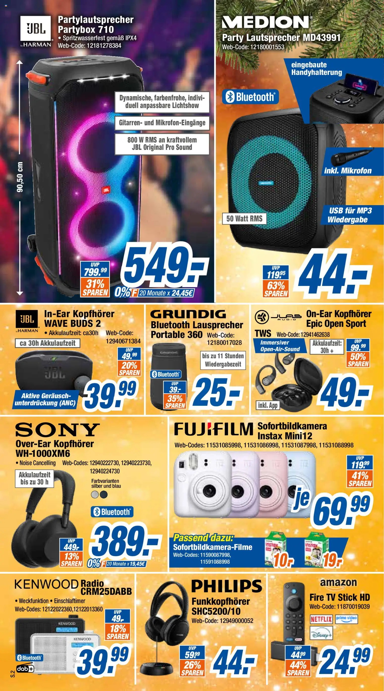 Expert Prospekt 	 – gültig ab 20.12.2025 | Seite: 2 | Produkte: Mikrofon, Lautsprecher, USB, Audio