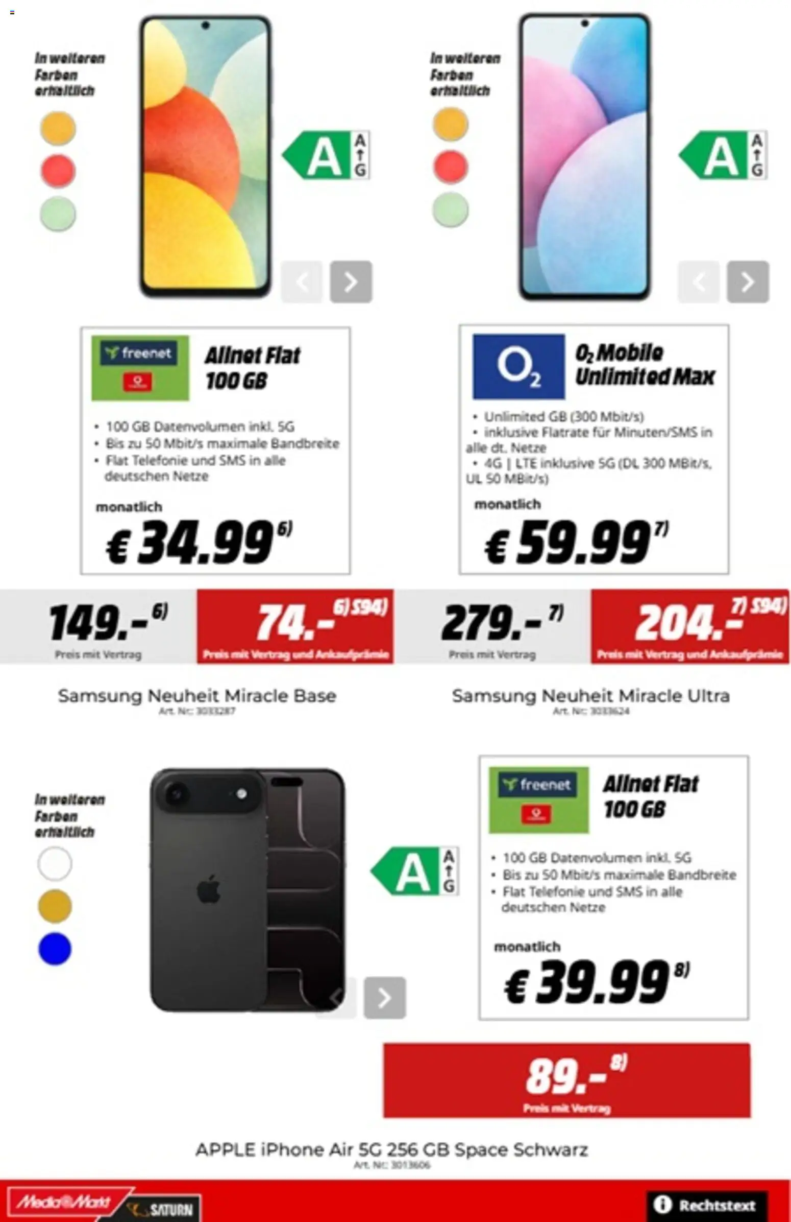 Media Markt Prospekt 	 – gültig ab 09.03.2026 | Seite: 6 | Produkte: Samsung, Iphone, Apple