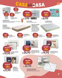 Anteprima del volantino Famila Casa catalogo valido a partire dal 13.10.2025 | Pagina: 7 | Prodotti: Lavatrice, Materasso, Elastici, Coprimaterasso