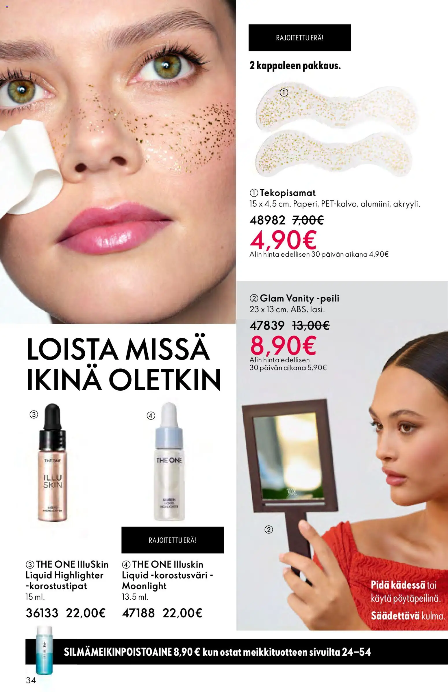 Oriflame - Esite 01 – voimassa 31.12.2025 alkaen | Sivu: 34 | Tuotteet: Peili