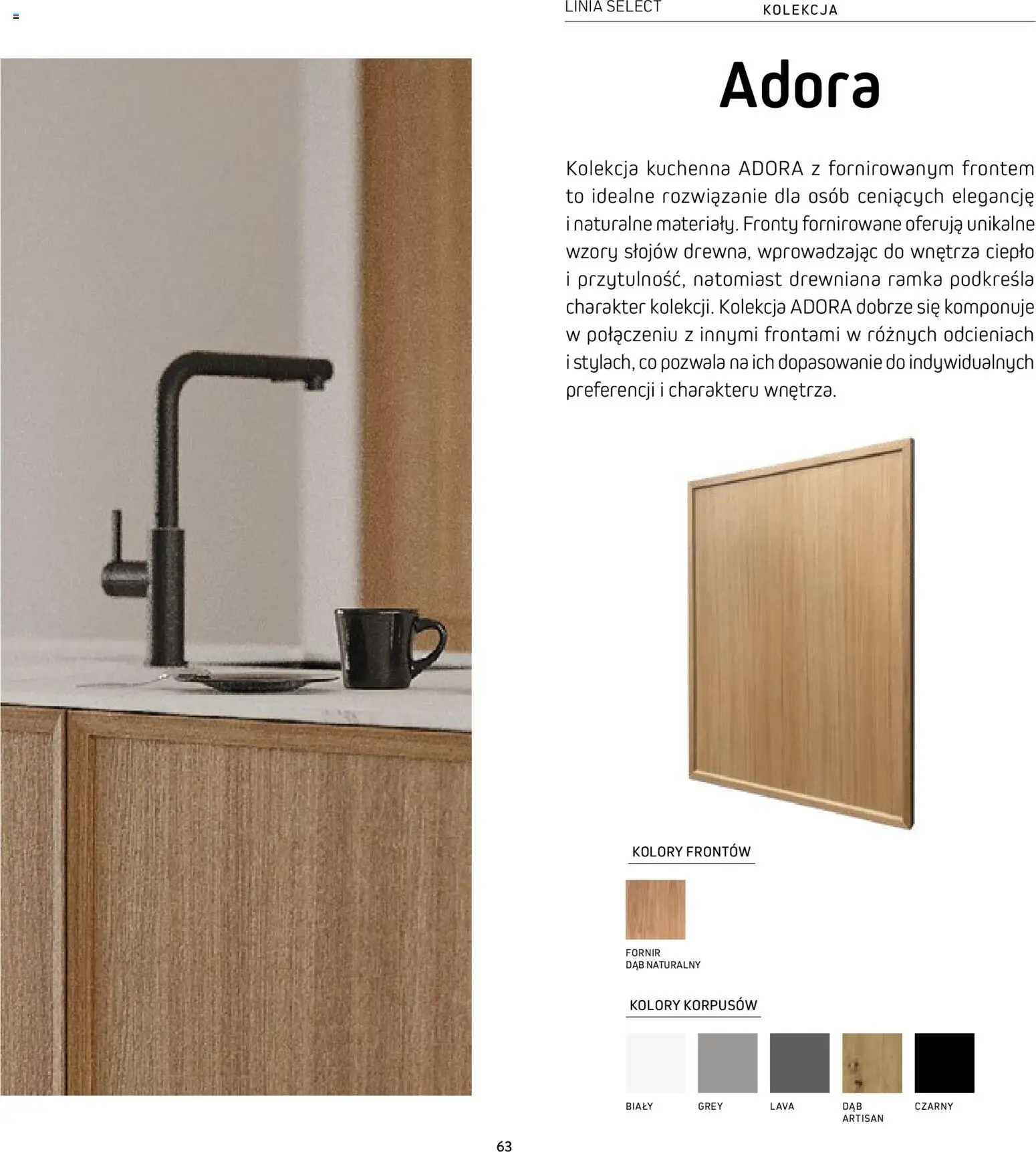 Komfort Gazetka - Katalog kuchnie od 15.12.2025 | Strona: 63 | Produkty: Ramka