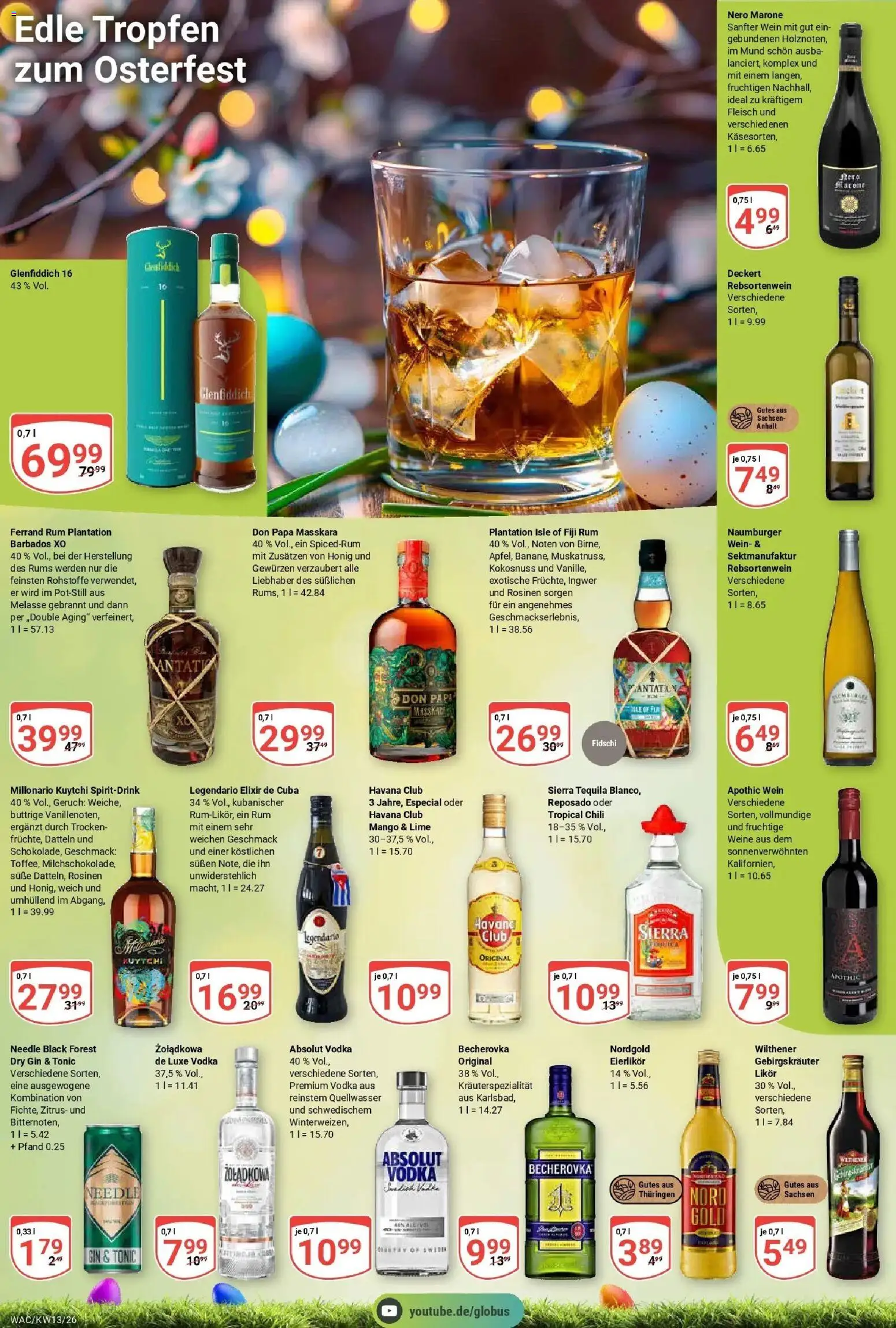 Globus prospekt Markkleeberg	 – gültig ab 23.03.2026 | Seite: 19 | Produkte: Likör, Tequila, Rosinen, Mango