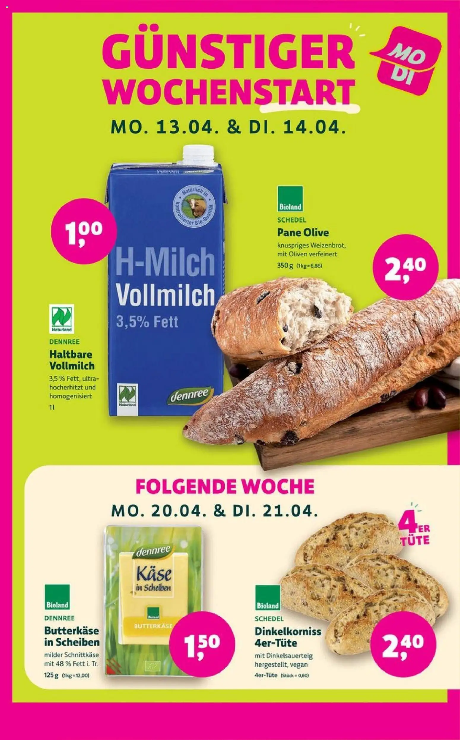 BioMarkt Prospekt 	 – gültig ab 08.04.2026 | Seite: 5 | Produkte: Käse, Pane