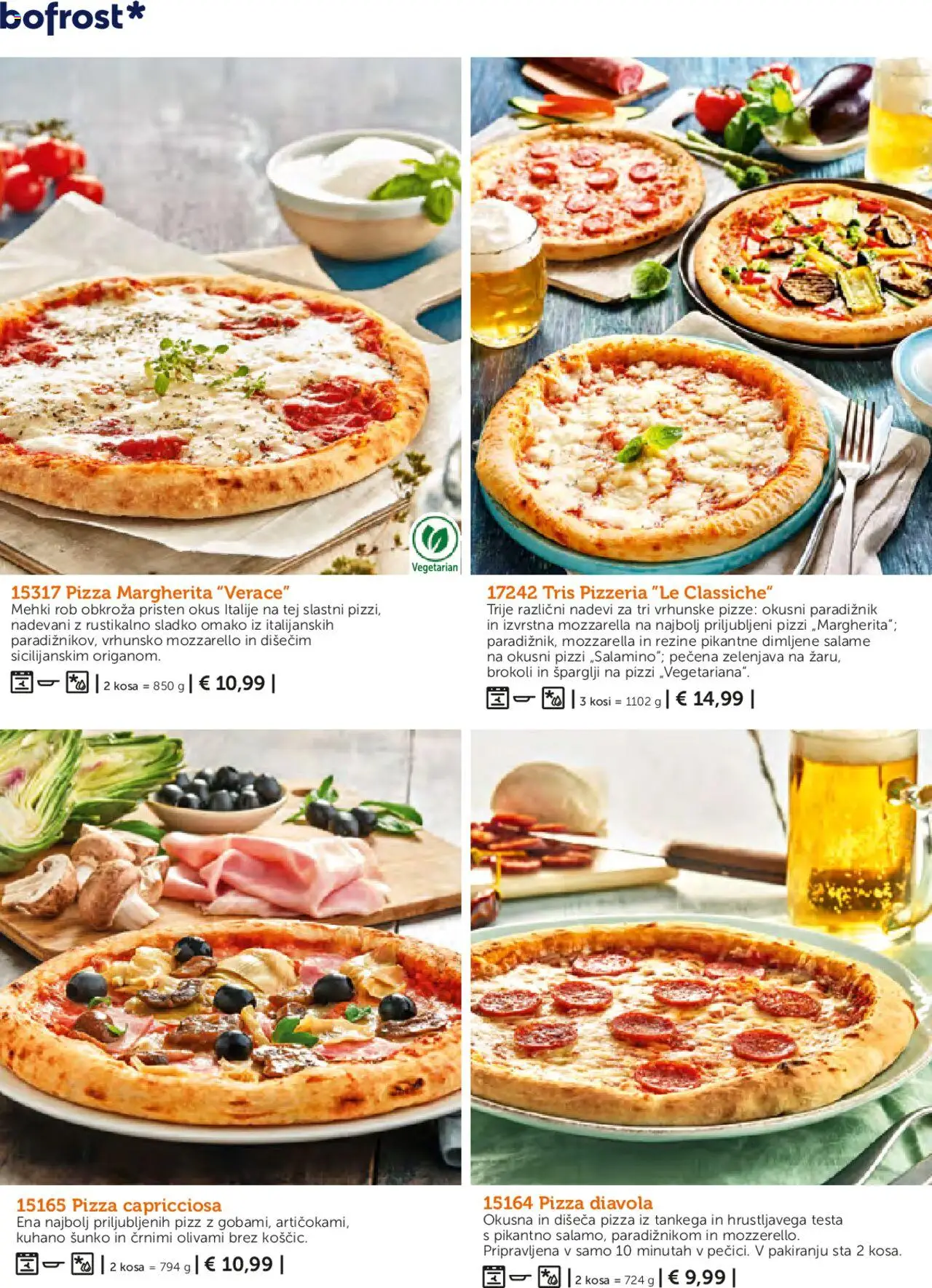 Novi Bofrost katalog ponudbe – veljaven od 01.05.2025 | Stran: 22 | Izdelki: Paradiznik, Zelenjava