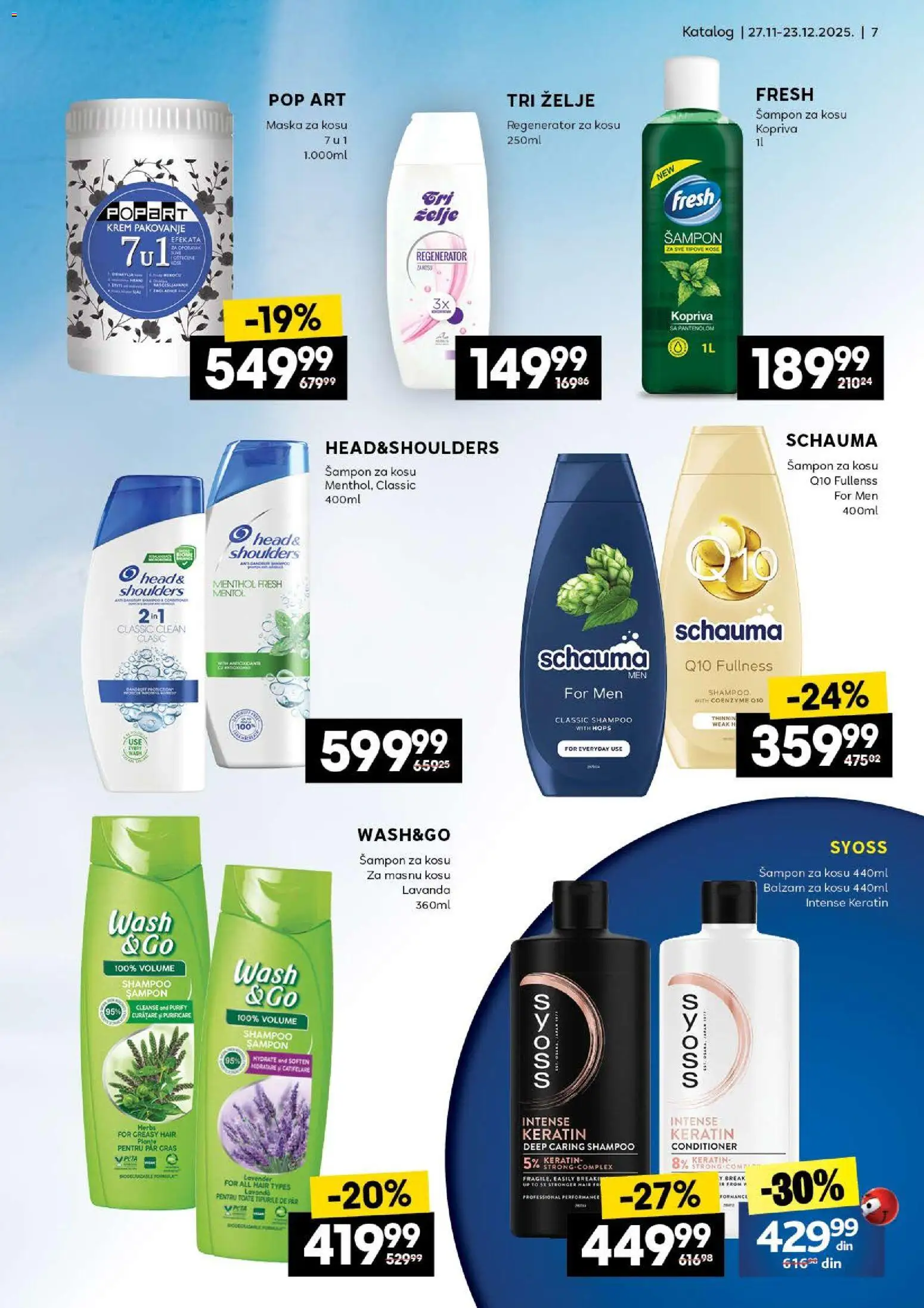 Idea katalog - važi od 27.11.2025 | Strana: 7 | Proizvode: Balzam, Maska za kosu, Balzam za kosu, Pakovanje