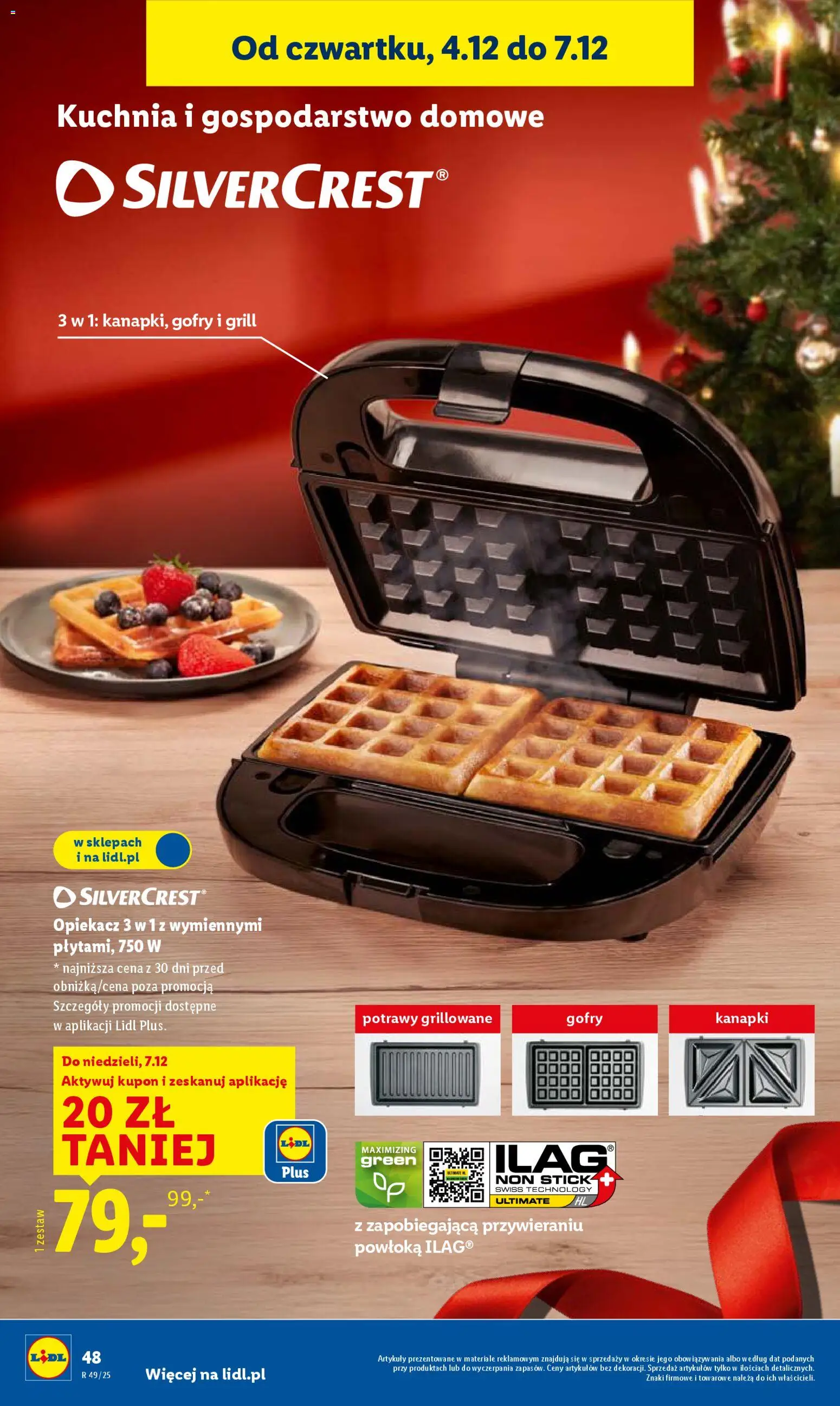 Lidl Gazetka - Cyber Monday od 01.12.2025 | Strona: 54 | Produkty: Grill, Opiekacz