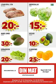 Din Mat reklamblad aktuell från 28.07.2025 | Sida: 8