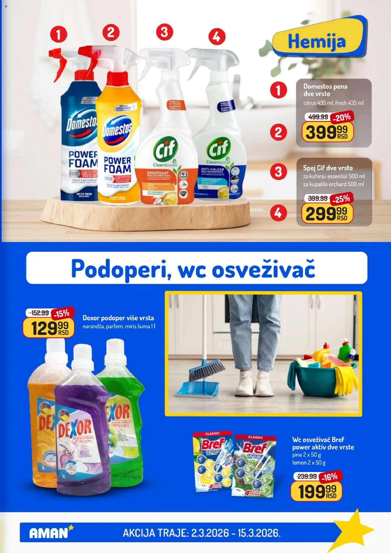 Aman katalog - važi od 02.03.2026 | Strana: 47 | Proizvode: Bref, Miris, Wc, Kupatilo