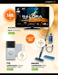 Expert - December met Expert - Voorbeeld van een folder van Expert, geldig van 22.12.2025 | Pagina: 48 | Producten: Tv, Video, Ring
