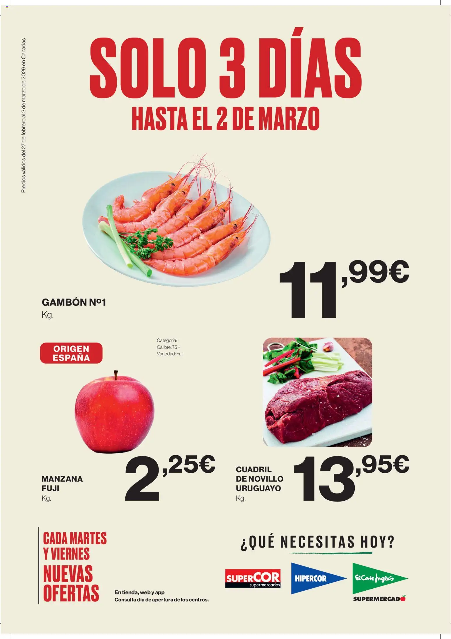 Supercor Canarias │ válido desde el 27.02.2026 | Página: 1 | Productos: Manzana