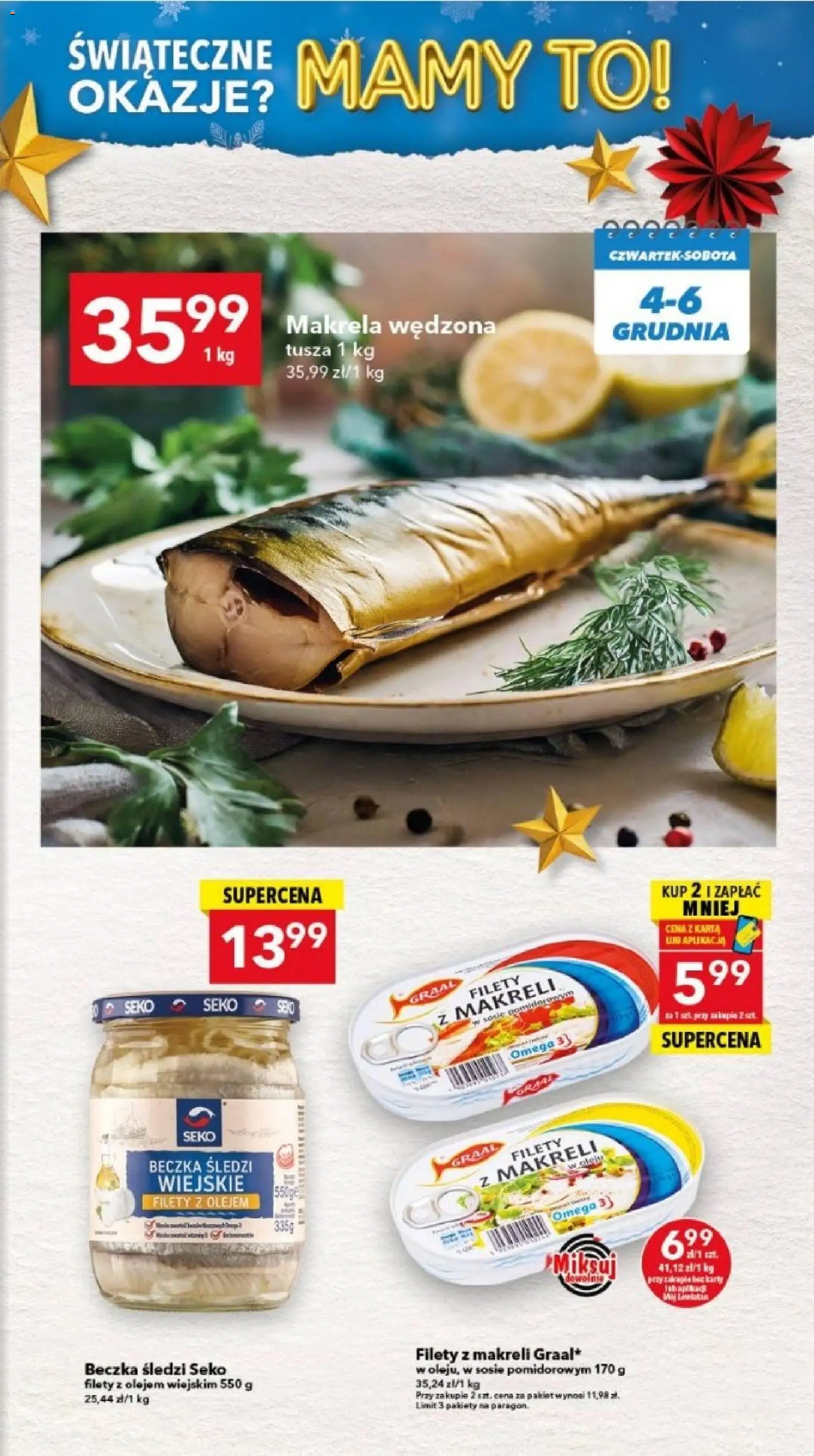 Lewiatan gazetka - Lublin od 04.12.2025 | Strona: 9 | Produkty: Karta, Makrela wędzona, Makrela