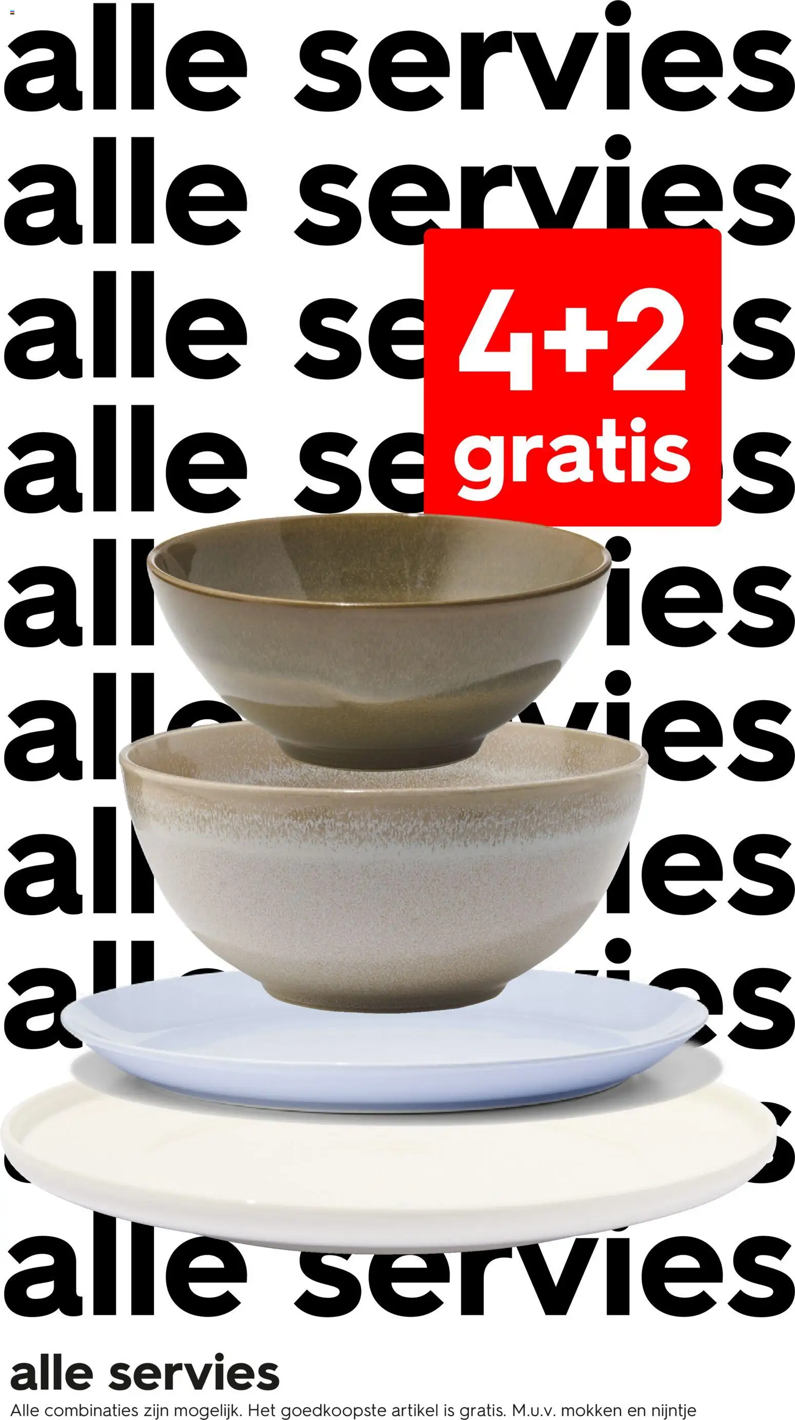 {H1} | Pagina: 23 | Producten: Servies