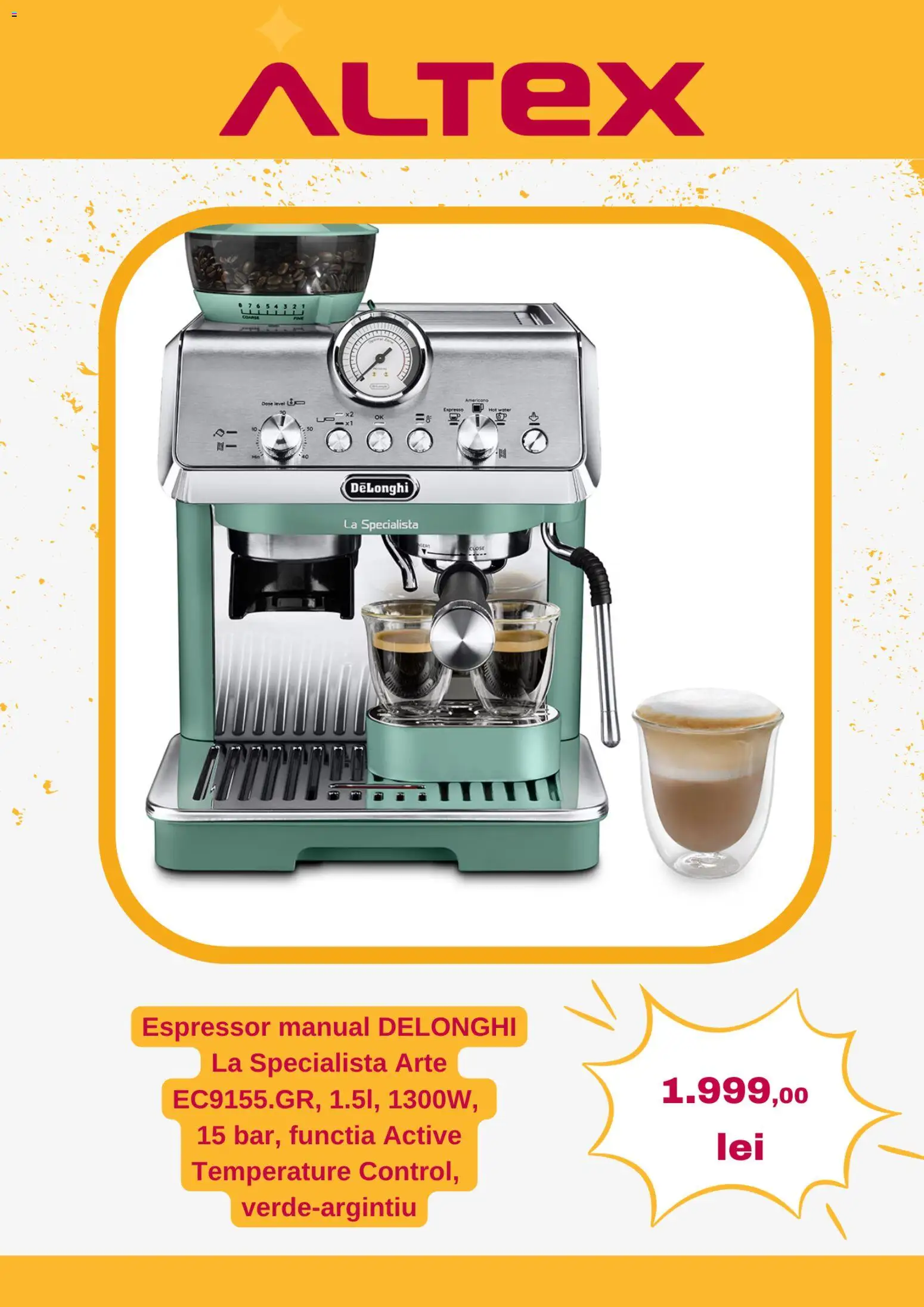 Noul catalog Altex – valabil de la 09.04.2026 | Pagină: 5 | Produse: Espressor